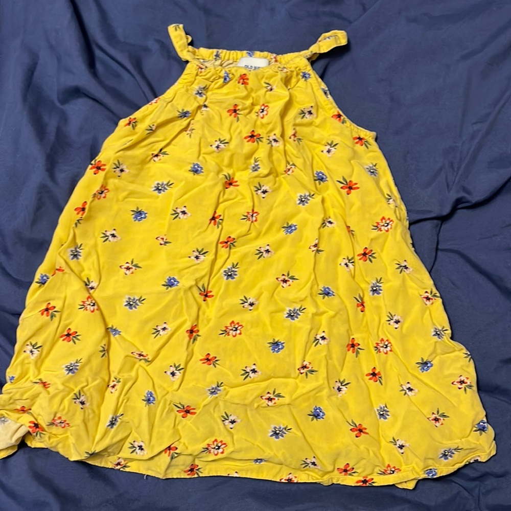Toddler Girl Old Navy Yellow Floral Swing Dress 2T